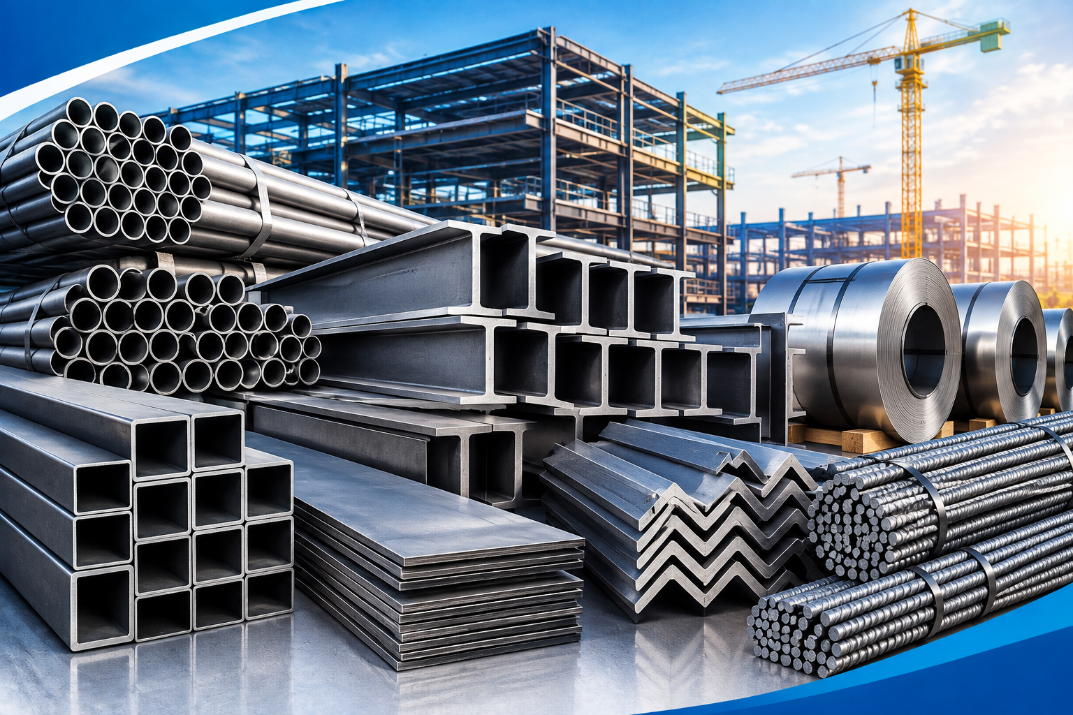 Structural Steel Stockist & Supplier Exporter in UAE
