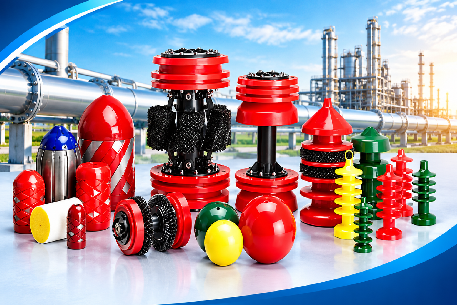PIPELINE PIGGING PRODUCTS EXPORTERS IN UAE