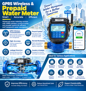 GPRS Wireless & Prepaid Water Meter in uae