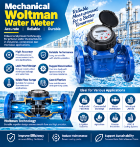 Mechanical Woltman Water Meter supplier in uae