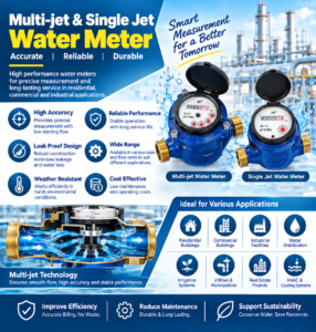 Multi-jet & Single Jet Water Meter in uae