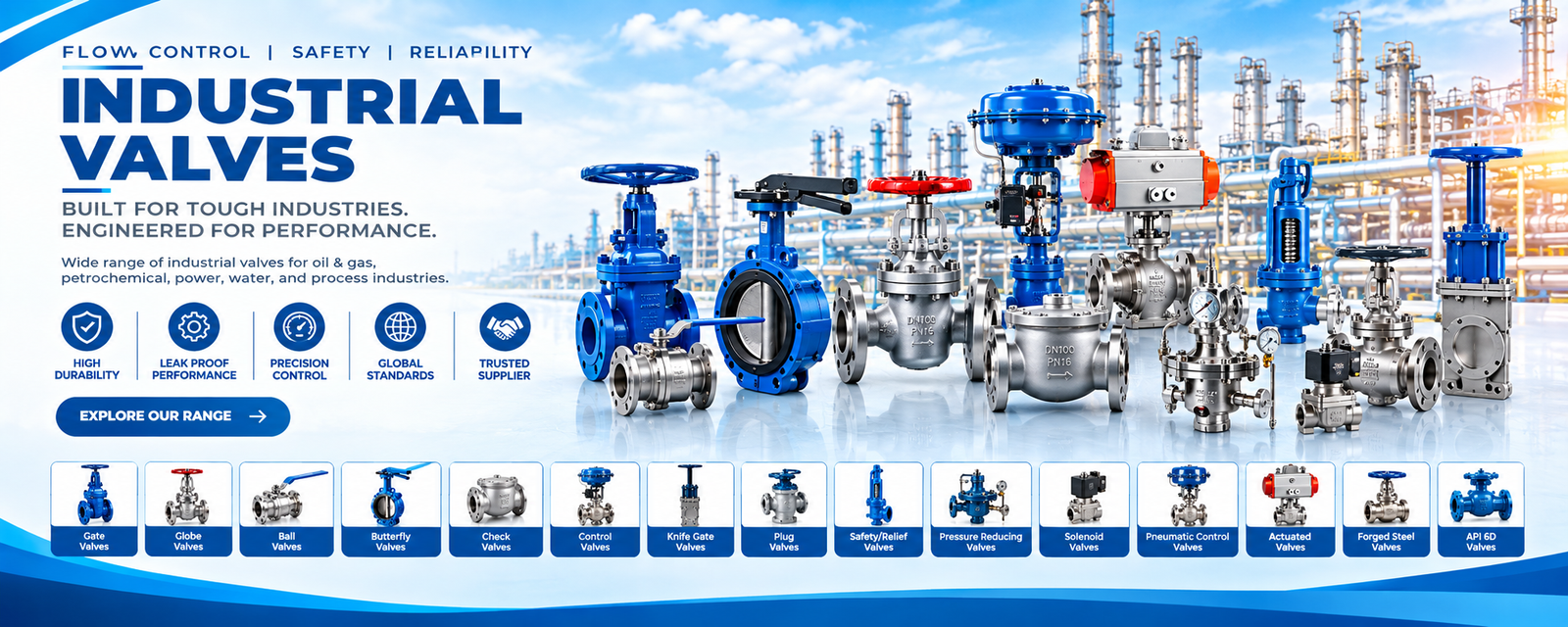 Industrial Valves for Tough Industries IN UAE